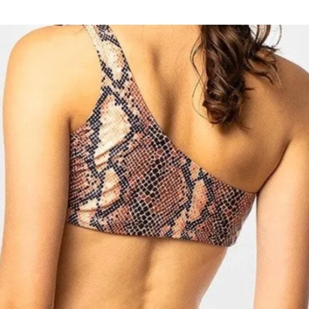 Blackbough Swim Snake print bikini top size XL NWT